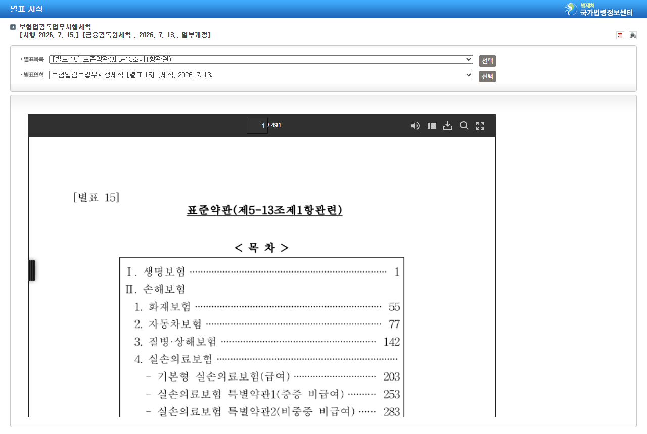www.law.go.kr 화면 갈무리